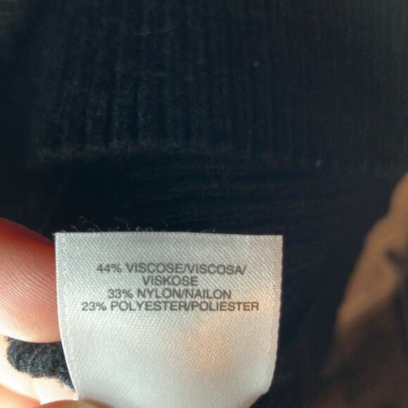 Rachel Rachel Roy Womens Knit Open Back Bodycon black Dress Women's M work - Picture 4 of 6